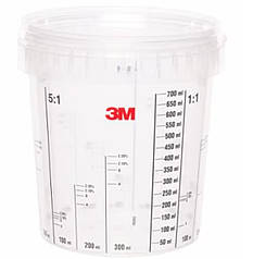 Склянка для змішування лаків та фарб з мірною шкалою 3M™ PPS, 0,87 л