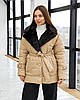 Якісна жіноча коротка куртка з паском, фото 4