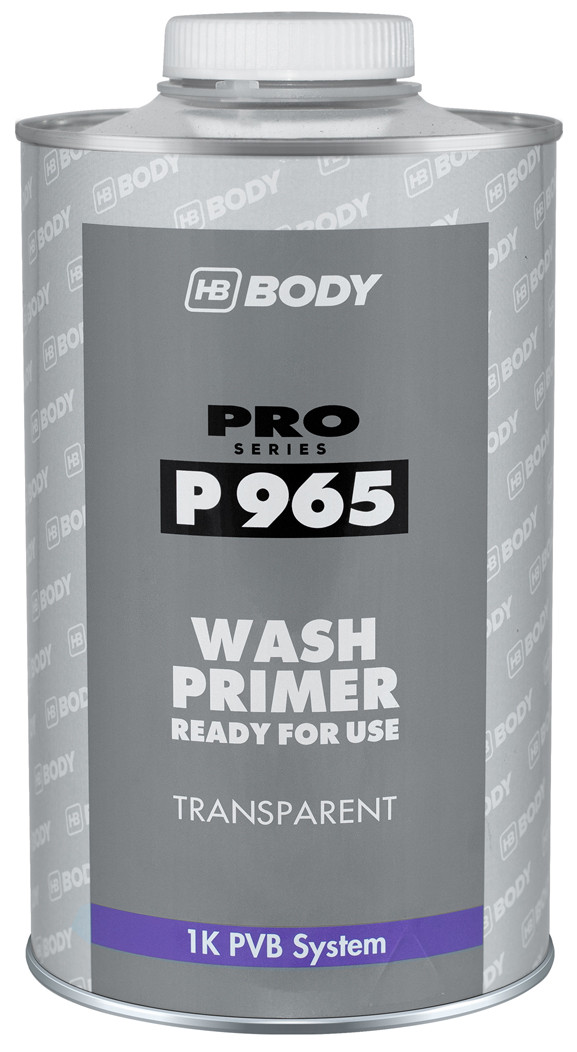 Кислотний ґрунт HB BODY P965 1К Wash Primer, 1 л Безбарвний