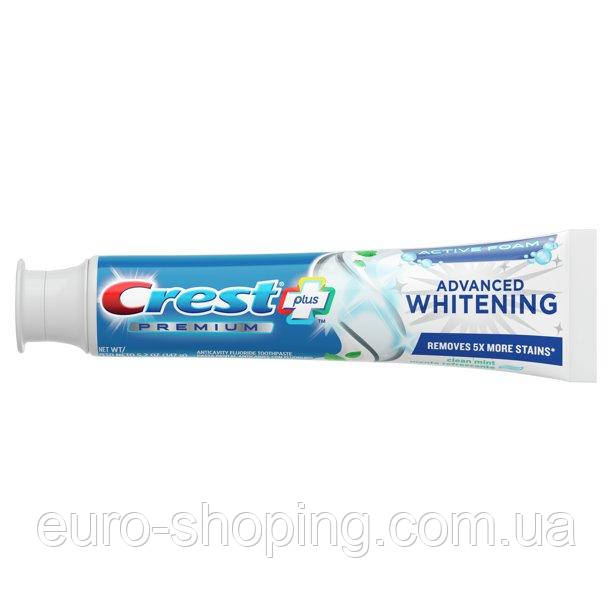 Відбілююча зубна паста Crest Premium Plus Advanced Whitening Toothpaste, Mint 147 г