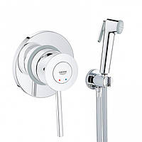 Смеситель для гигиенического душа GROHE BauClassic скрытого монтажа хром латунь UA11104801