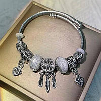 Браслет із нержавіючої сталі Charm Bracelet & Bangle KK3641-1