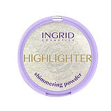 Пудра хайлайтер Ingrid Cosmetics Highlighter Shimmering Powder, фото 3
