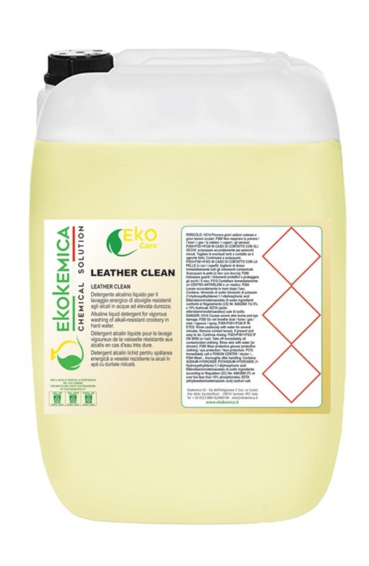 Кондиціонер для шкіри автомобіля EKOKEMICA LEATHER CLEAN, Каністра - 10КГ