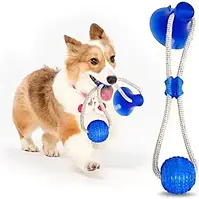 Іграшка для хатніх тварин із присоском, іграшка для тварин Dog Toy Rope Pull Синя