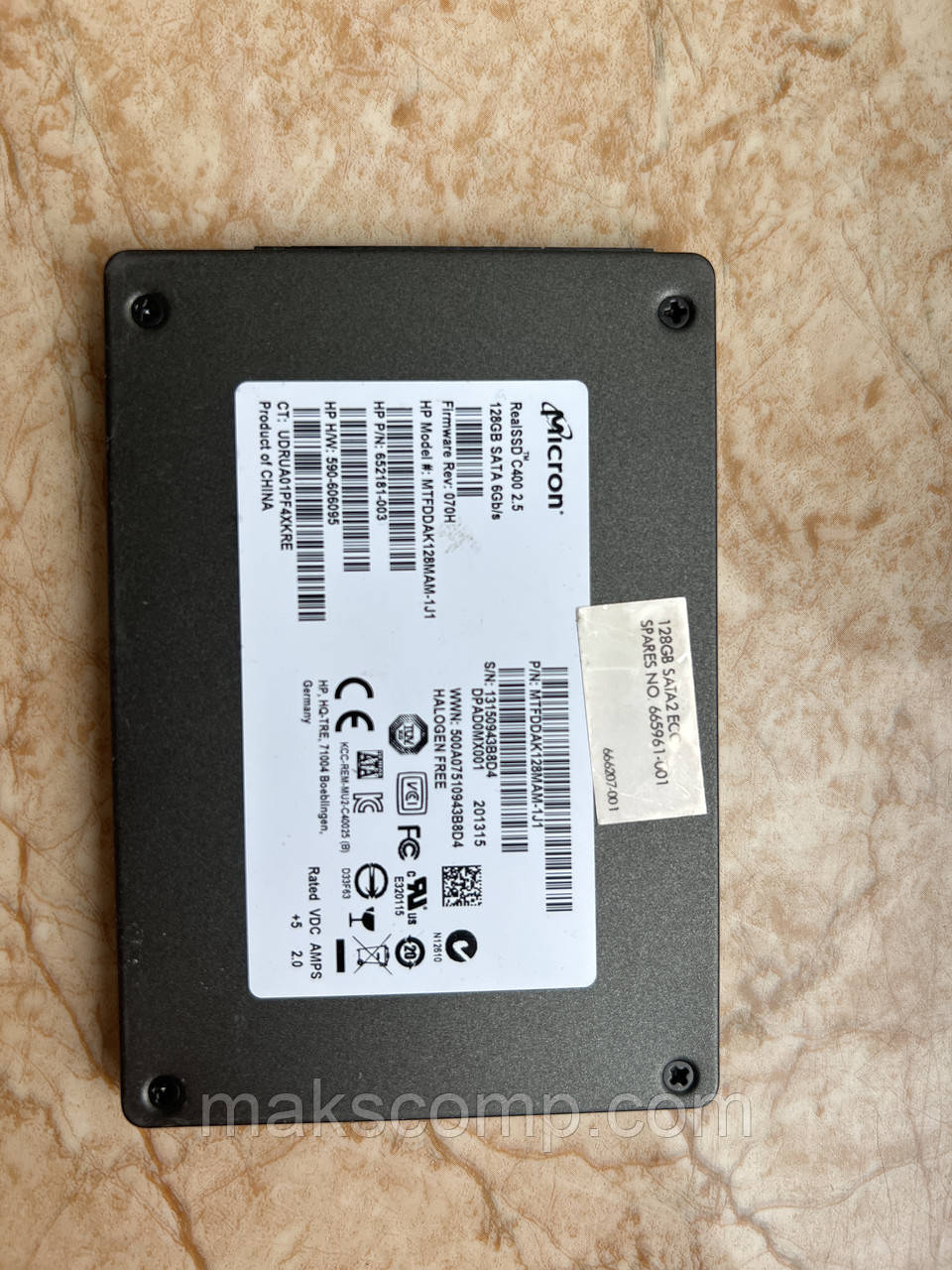 SSD Micron C400 128GB 2.5" SATAIII MLC (MTFDDAK128MAG-1J1), фото 1