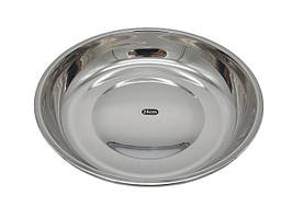 Деко для випікання круглий нержавіючий Форма для випікання глибока Деко для запікання D 24 cm H 4 cm