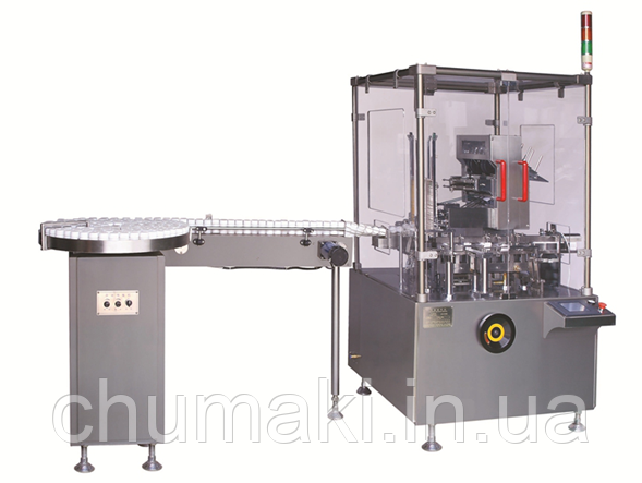 Вертикальна картонна машина для пляшок JDZ-120P