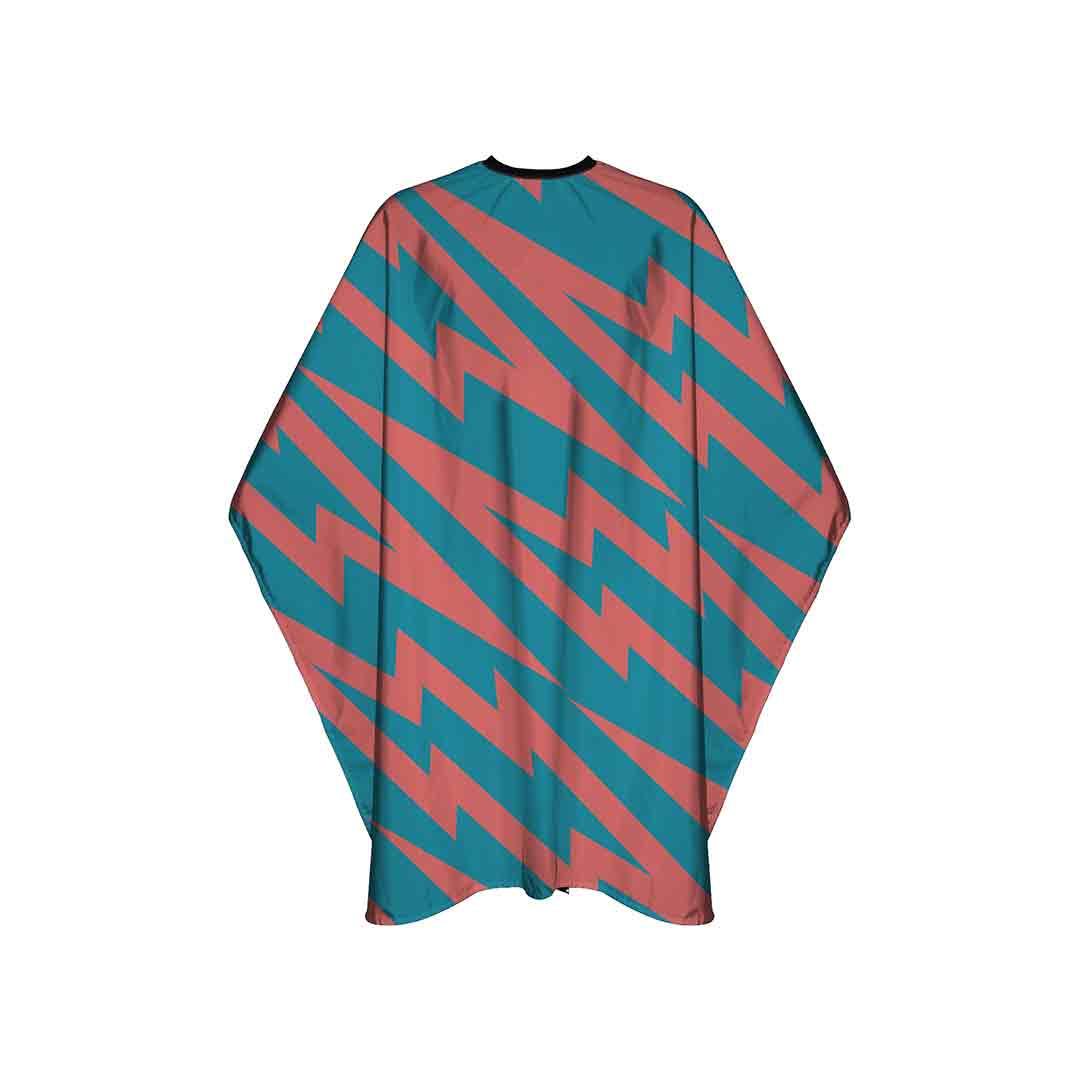 Накидка для стрижки та гоління Marmara Barber Cape Pink Thunder Рожева блискавка, фото 1