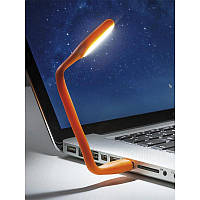 Світлодіодний LED світильник гнучка USB лампа-ліхтарик Optima UL-001 Помаранчевий