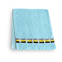 Полотенце для лица и рук махровое, голубое, Gp, хорошего качества, полотенце для лица, голубое полотенце,