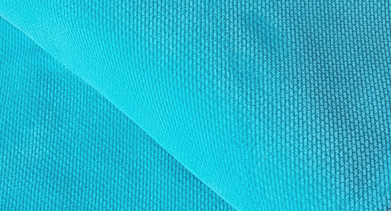 Вельвет блакитний оптом від 1 рулону, фото 1