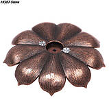 Казало куральник для пахощів, тримач для паличок, тарілка. Бронза. Золото, фото 2