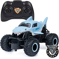 Hot Wheels Monster Jam Внедорожник джип акула на р/у 1:24 Scale 6047110 Shark Megalodon Remote Control Trucks