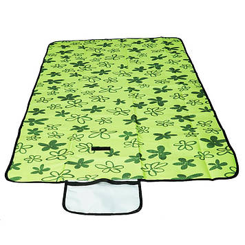 Розкладний килимок для пікніка 145х80 см, зелений, Gp, гарної якості, відпочинок, розкладний килимок,