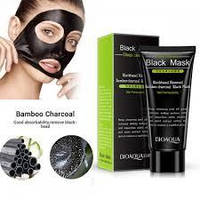 Маска - плівка для обличчя з бамбуковим вугіллям BIOAQUA Black Mask Blackhead Removal Bamboo Charcoal 60мл