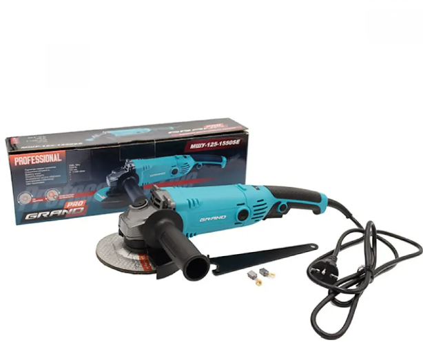 Кутова шліфувальна машина Grand МШУ-125-1550SE PRO (GRMSU1550SE)