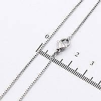 Ланцюжок родій Венеціанське плетіння 0,1/50 см (Медичне золото)