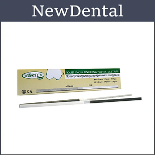 Штрипси для полірування, сіро-білі, medium-fine, 4Х170 мм, 150 шт, Vortex