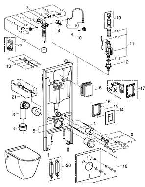 Комплект Grohe Solido Perfect 4в1 39186000, фото 2