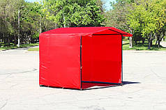 Торгівельна палатка 2х2 м «Люкс» Безкоштовна доставка! Ф25 мм, Червоний
