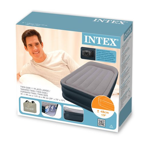 Надувнае кровати Intex 67732 ( 191 х 99 х 43 см.) с втроенным насосом - фото 5 - id-p1252496