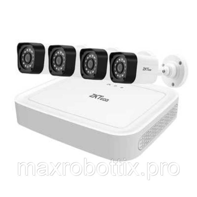 ZKTeco KIT-8304XEC-S/4-BS31A11M. Аналоговый комплект видеонаблюдения 4х канальный гибридный видеорегистратор - фото 1 - id-p1814212123