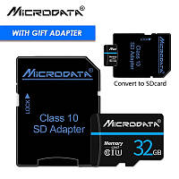 Карта памяти Microdata micro SD 32 GB Class 10 с адаптером