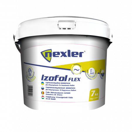 ІЗОФОЛЬ-ФЛЕКС (IZOFOL-FLEX)-напіврідка,еластична ,обмазувальна гідроізоляція