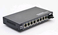 Медіаконвертер 6108FE-25 8POE+1DUAL FIBER 10/100M IEEE 802.3AF