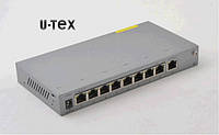 U-TEX P1-SW0801-TP120 (8-портовий некерований POE комутатор.POE 8 портів — 10/100Mbps Ethernet;Uplink 1