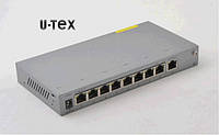 U-TEX P1-SW0801-TP120 (8-портовый неуправляемый POE коммутатор.POE 8 портов - 10/100Mbps Ethernet;Uplink 1