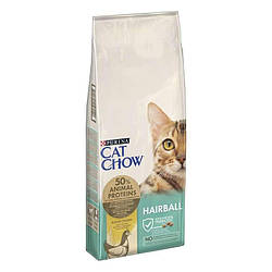 Cat Chow (Кет Чау) Special Care Hairball - корм для котів, профілактика вовняних грудочок у шлунку 15 кг