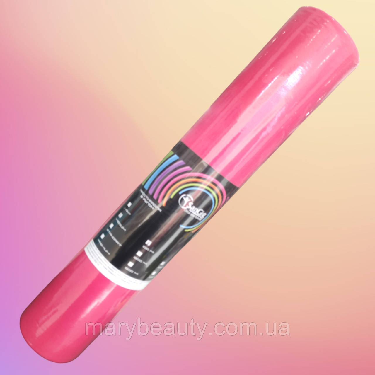 Одноразове простирадло SanGig 100 м ш:60 п:19 Рожева, фото 1