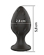 Анальний силіконовий плаг Boss Series - Silicone Anal Plug S 2,8 cm, фото 7