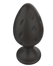 Анальний силіконовий плаг Boss Series - Silicone Anal Plug M 3,5 cm, фото 5