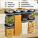 Органайзер для сипких food storage container 7 контейнерів, фото 7