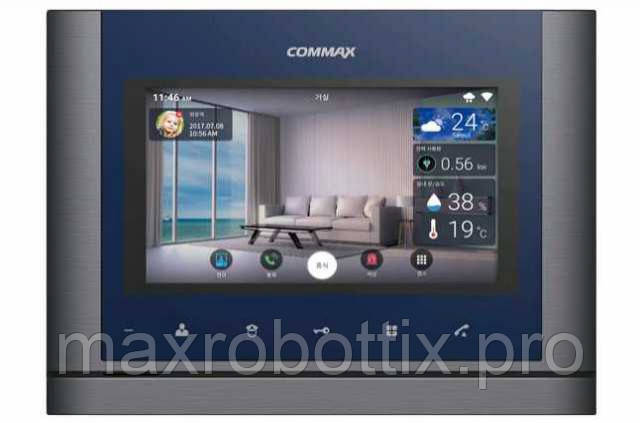 IP Відеодомофон Commax CIOT-700M Blue&Metal grey