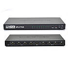 Активний HDMI-сплітер 1 = 8 портів, 4K, 2K, 3D, 1080Р, 1,4 версія, DC5V/2A Q50, Box