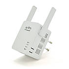 Підсилювач Wi-Fi сигналу з 2 вбудованими антенами LV-WR05U, живлення 220 V, 300Mbps, IEEE 802.11b/g/n, 2.4GHz,