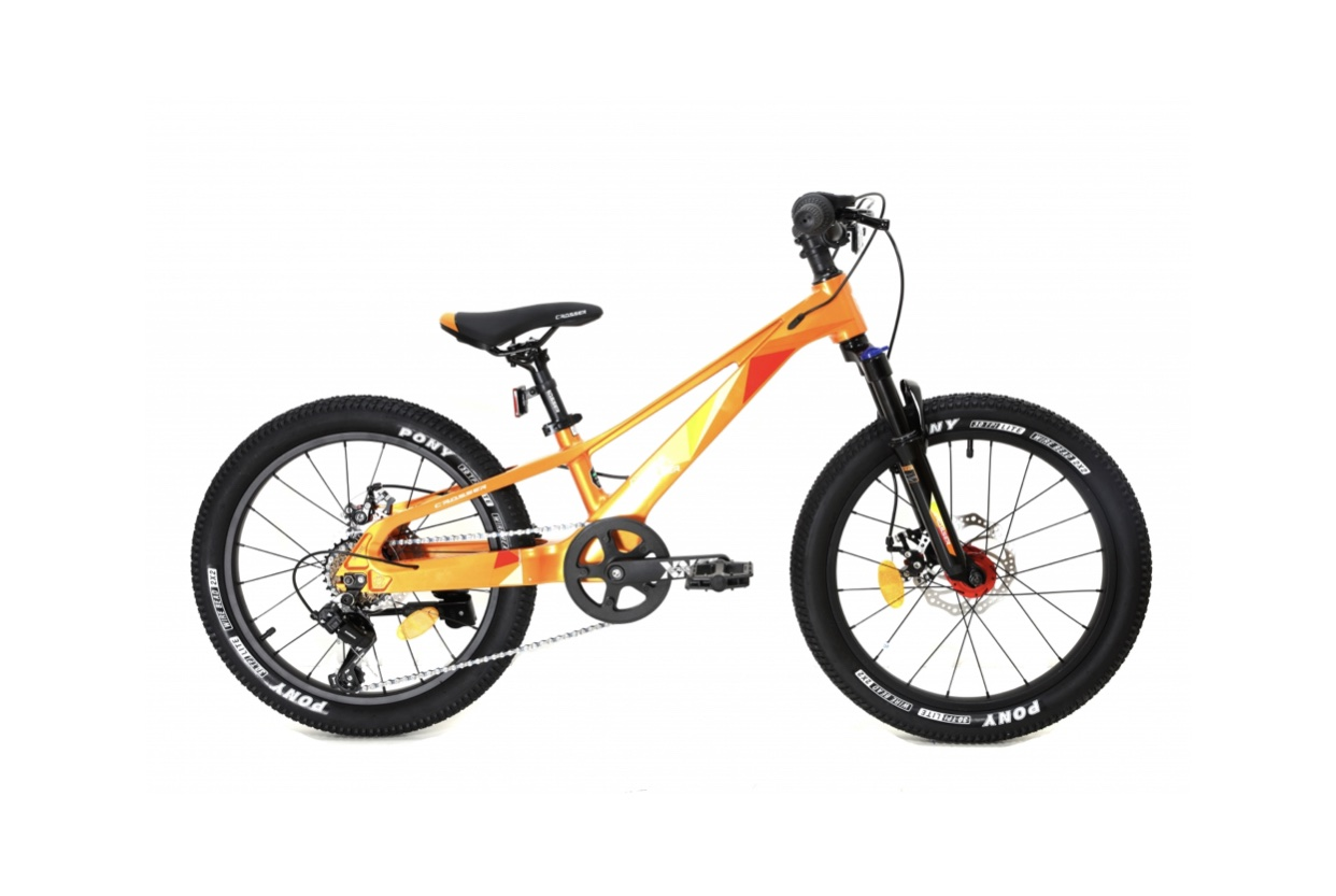 Дитячий велосипед 20 дюймів Crosser XMB 20" (7S магній) Помаранчевий
