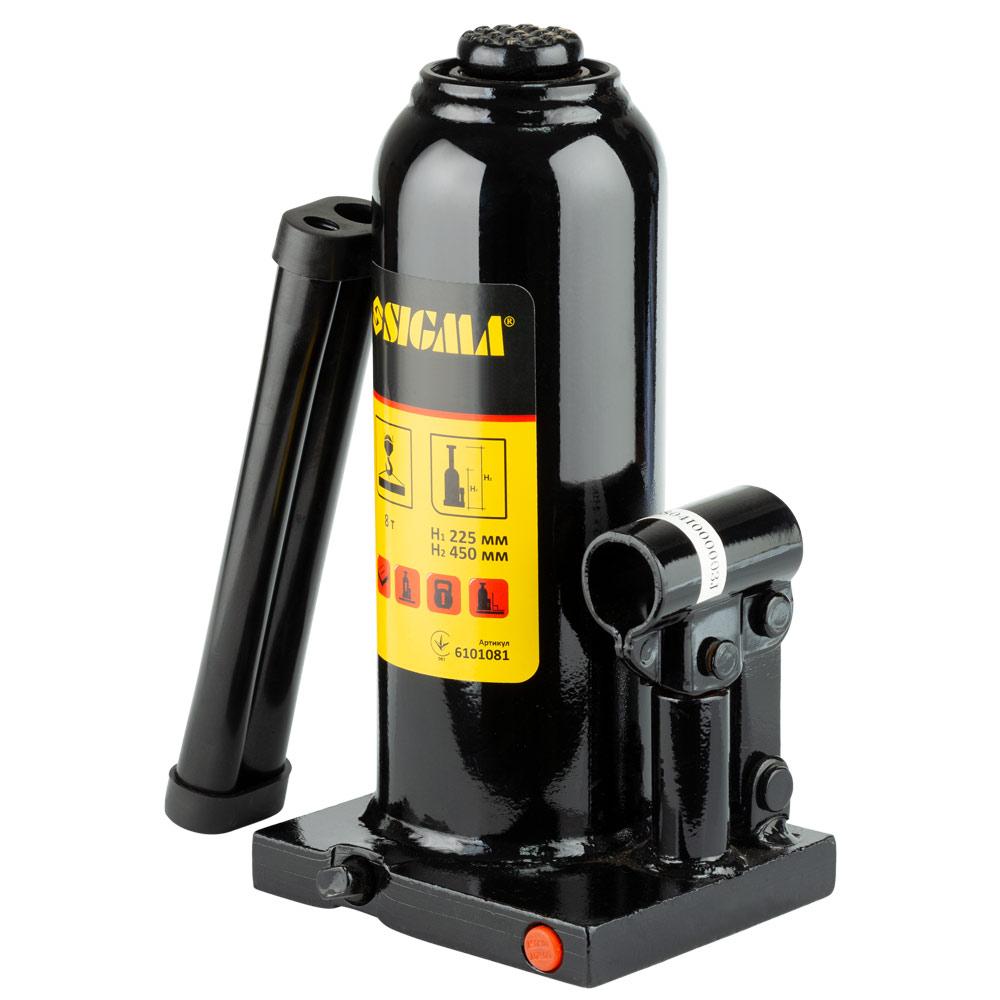 Домкрат пляшковий 8т 230-457мм SIGMA 6101081