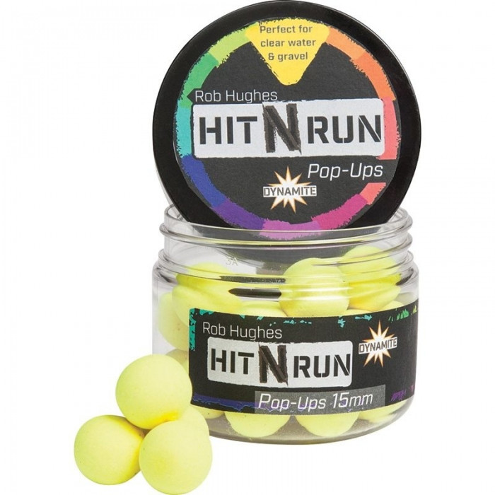 Бойли Dynamite Baits Hit n Run Pop-Ups Yellow 15mm