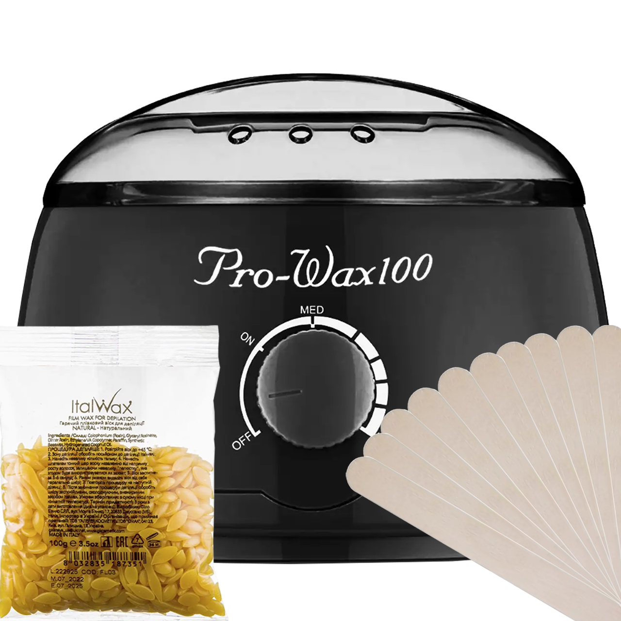 Набір для депіляції Italwax, чорний