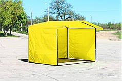 Торгівельна палатка 3х2 м «Люкс» Безкоштовна доставка! Ф20 мм, Жовтий