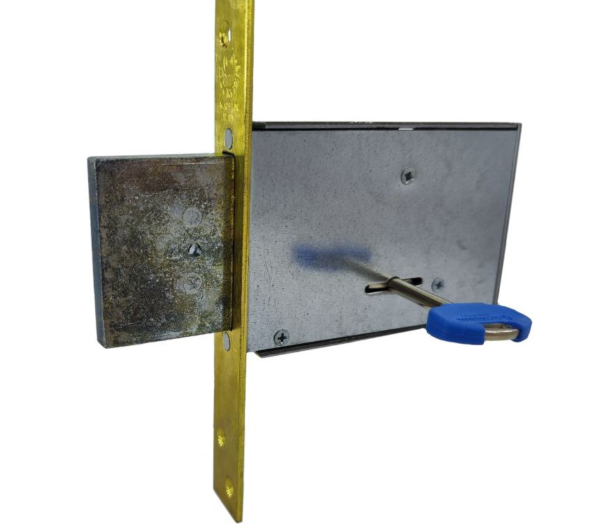 Замок для вхідних дверей Securemme 2000XZB60XXAB5 латунь (Італія), фото 1