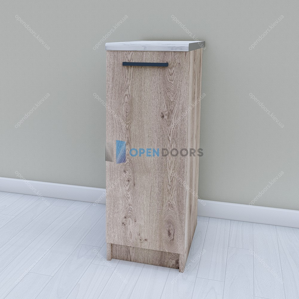 Вузький кухонний модуль МП7 Opendoors Нижній модуль для кухні Тумба нижня 300 мм. без стільниці