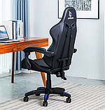 Крісло компютерне GAMELAB GL з 2 подушками Спортивне крісло ігрове до 120кг, фото 8