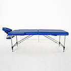 Масажний стіл RelaxLine FMA256L-1.2.3 Hawaii, темно-синій, алюмінієвий, фото 2