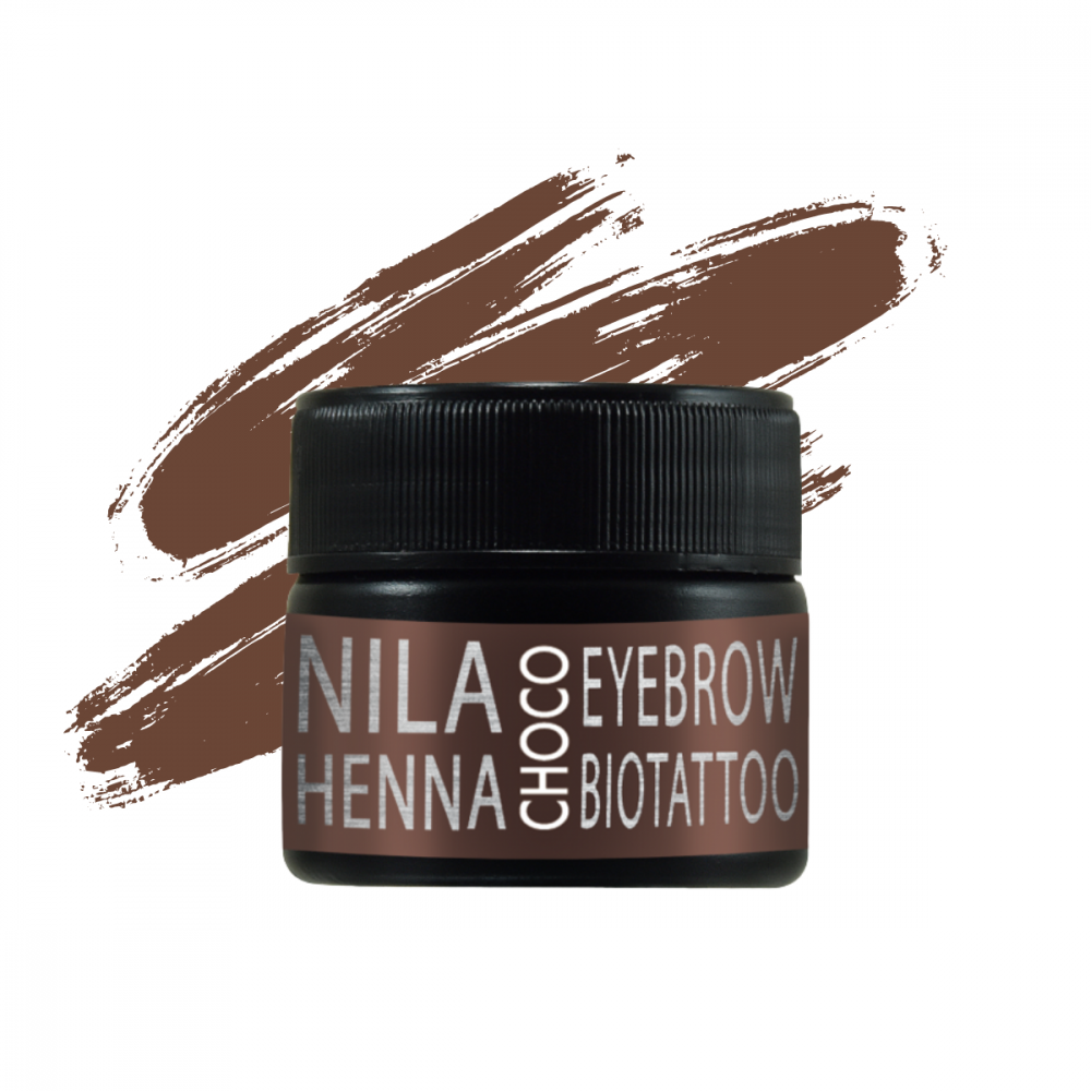 Nila хна для брів та біотату Шоколад choko, 10г, фото 1